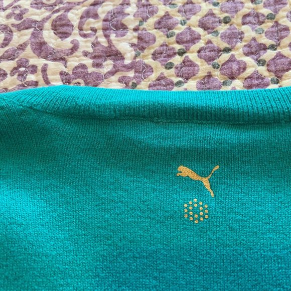 Puma - Teal sweater ladies Medium - Picture 2 of 9
